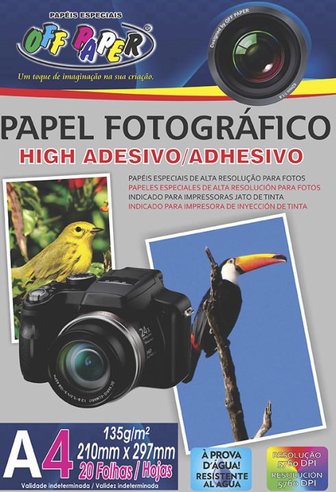 Papel Adesivo OFF PAPER
