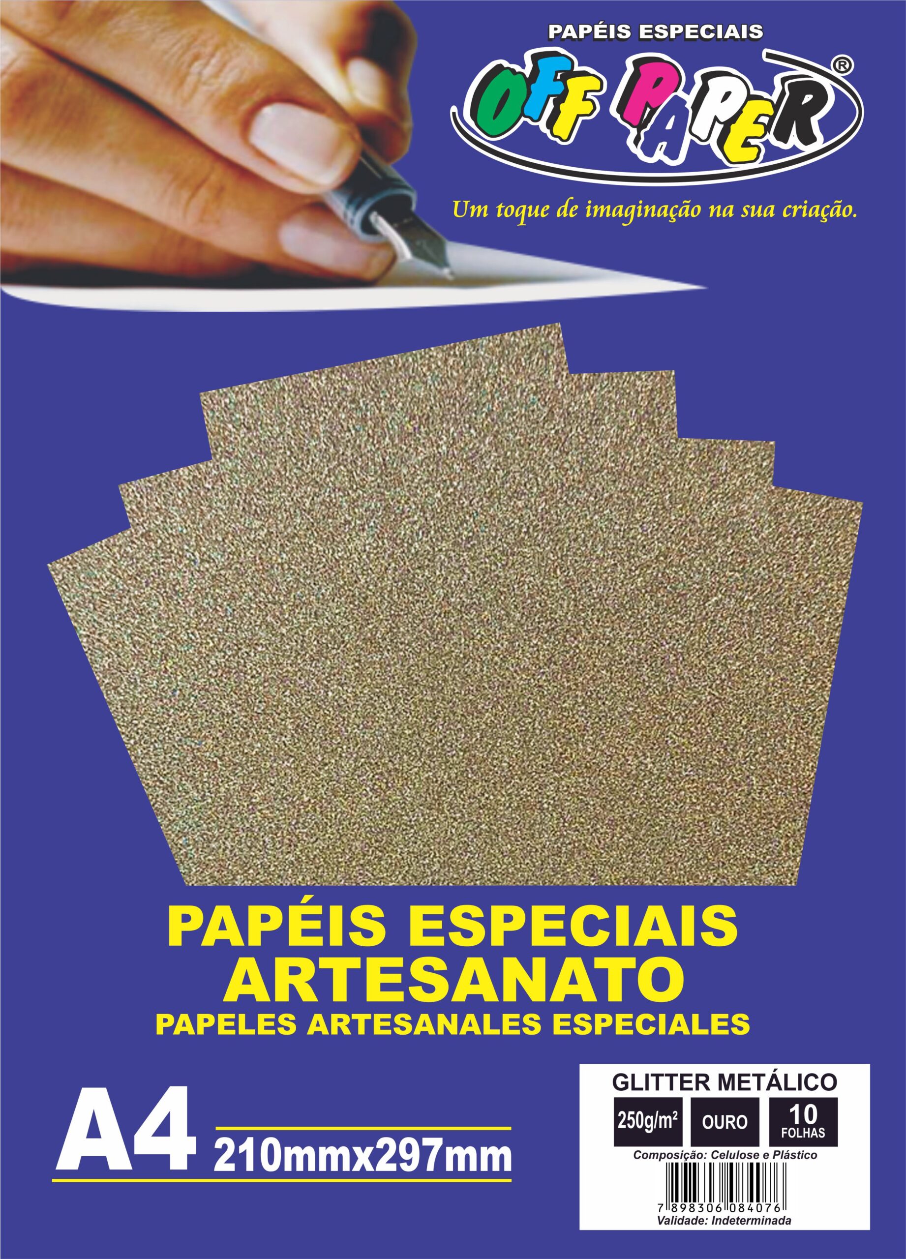 Glitter Metálico Ouro