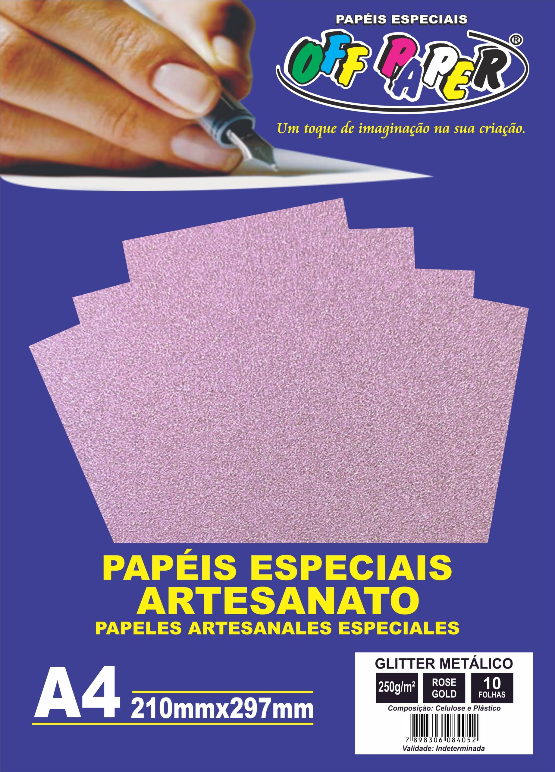 Glitter Metálico Rose Gold