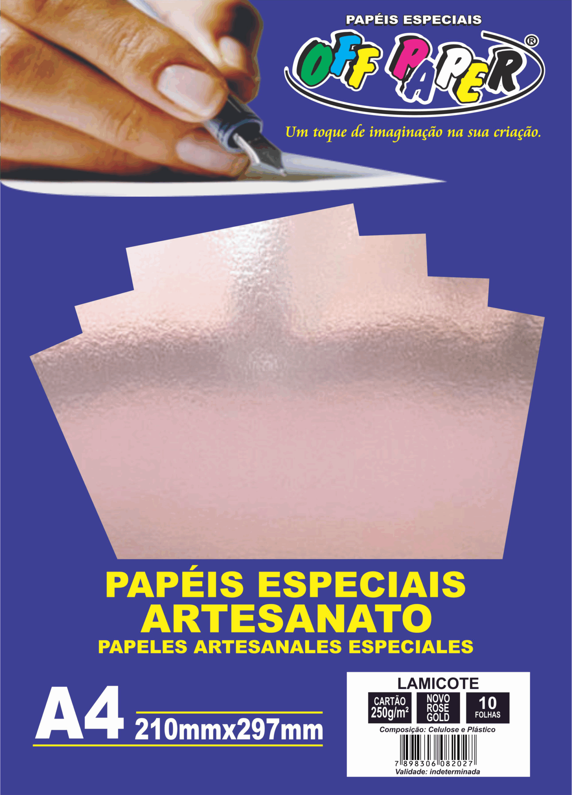 Lamicote Rose Gold OFF PAPER