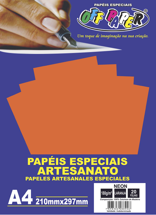 Neon Laranja OFF PAPER