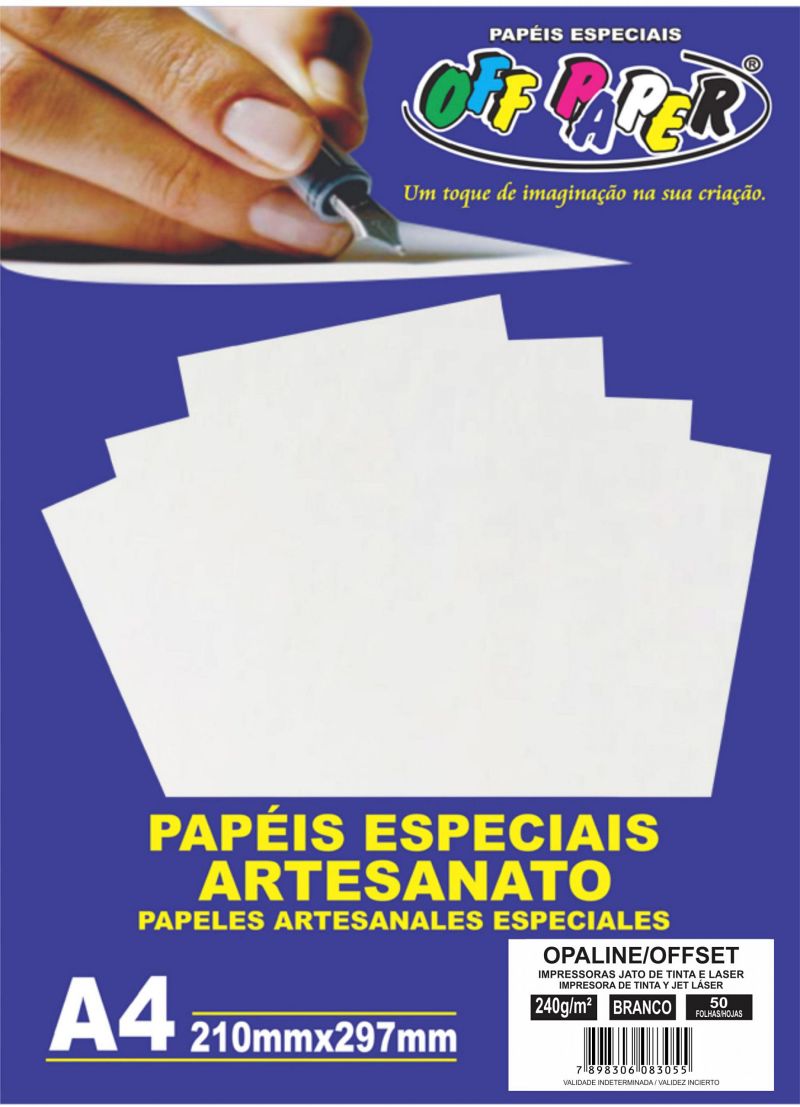 Papel Opaline Branco